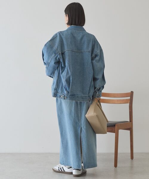 AMERICAN HOLIC（アメリカンホリック）の「リメイクデザインデニムスカート（スカート・レディース・グレー/ライトインディゴブルー・L/M/S）」の10枚目の写真