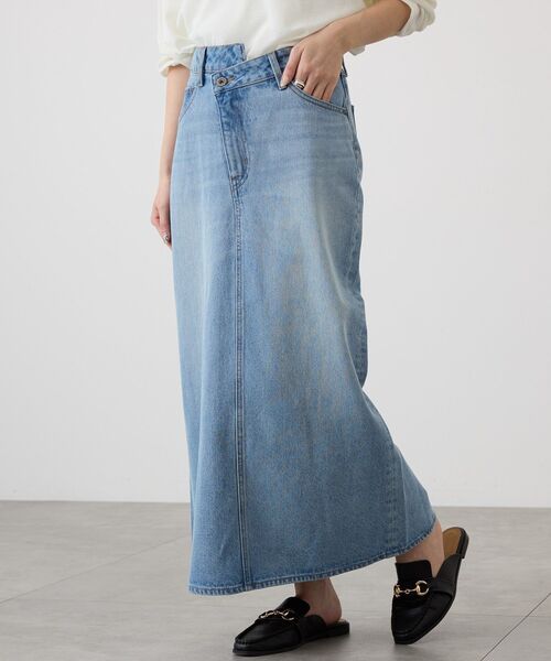 AMERICAN HOLIC（アメリカンホリック）の「リメイクデザインデニムスカート（スカート・レディース・グレー/ライトインディゴブルー・L/M/S）」の11枚目の写真