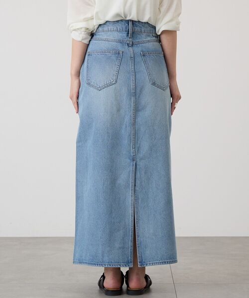 AMERICAN HOLIC（アメリカンホリック）の「リメイクデザインデニムスカート（スカート・レディース・グレー/ライトインディゴブルー・L/M/S）」の12枚目の写真