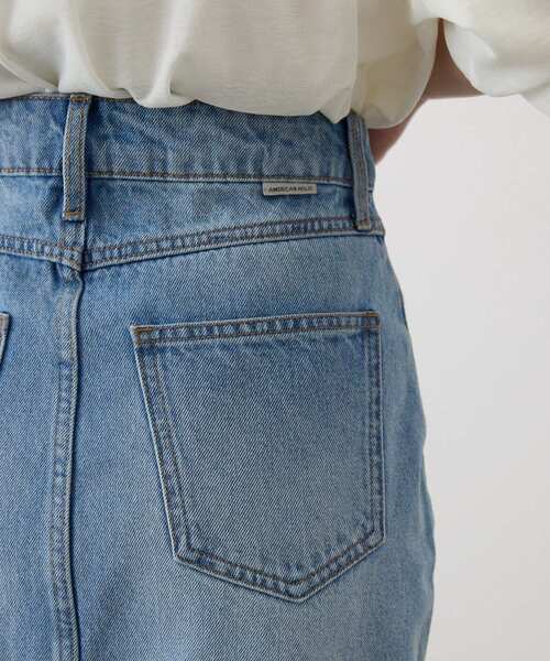 AMERICAN HOLIC（アメリカンホリック）の「リメイクデザインデニムスカート（スカート・レディース・グレー/ライトインディゴブルー・L/M/S）」の14枚目の写真