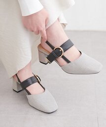 natural couture | スクエアミュールサンダル(サンダル)