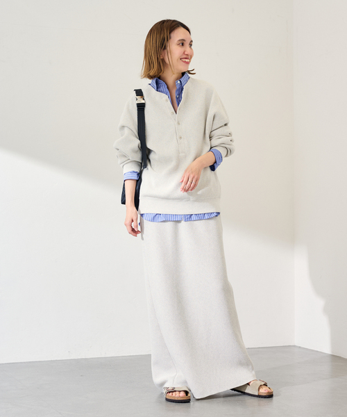 FRAMeWORK(フレームワーク)の「BLUE STRIPE オーバーシャツ(シャツ/ブラウス・レディース・ブルー/サックスブルー/ネイビー・FREE)」の20枚目の写真