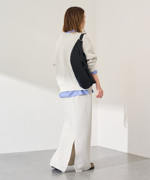 FRAMeWORK(フレームワーク)の「BLUE STRIPE オーバーシャツ(シャツ/ブラウス・レディース・ブルー/サックスブルー/ネイビー・FREE)」の21枚目の写真