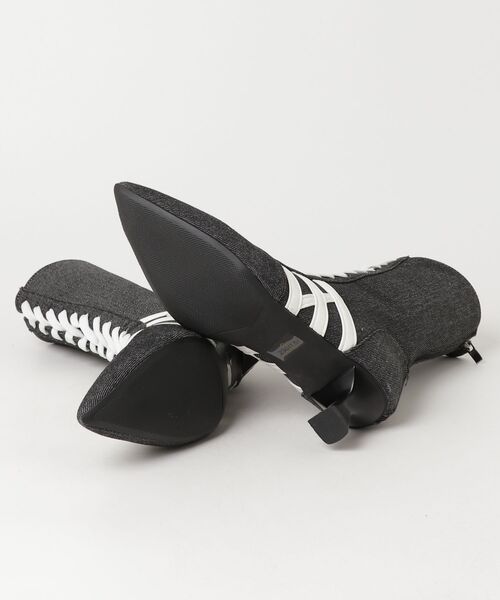 LOVEHUNTER（ラブハンター）の「LOVE HUNTER ポインテッドトゥスニーカーデザインブーツ(2220)（ブーツ・レディース・ブラック系その他/ブラック/ブルー・S/LL/L/M）」の5枚目の写真