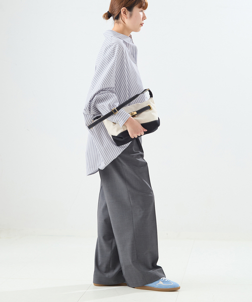 journal standard L'essage（ジャーナルスタンダードレサージュ）の「タイプライターBIGシャツ（シャツ/ブラウス・レディース・ホワイト/チャコールグレー/ネイビー・FREE）」の20枚目の写真