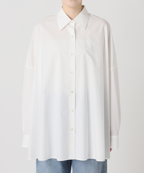 journal standard L'essage（ジャーナルスタンダードレサージュ）の「タイプライターBIGシャツ（シャツ/ブラウス・レディース・ホワイト/チャコールグレー/ネイビー・FREE）」の15枚目の写真