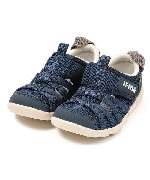 IFME(イフミー)の「KIDS|IFME 両ベルト サマーシューズ(サンダル・キッズ・ピンク/ホワイト/オレンジ/パープル/ネイビー/ブラック・15.0cm/15.5cm/16.0cm/16.5cm/17.0cm/17.5cm/18.0cm/18.5cm/19.0cm/19.5cm/20.0cm/20.5cm/21.0cm)」の4枚目の写真