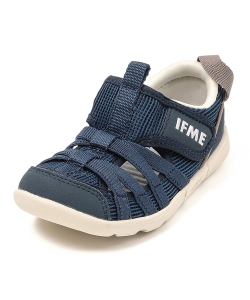IFME(イフミー)の「KIDS|IFME 両ベルト サマーシューズ(サンダル・キッズ・ピンク/ホワイト/オレンジ/パープル/ネイビー/ブラック・15.0cm/15.5cm/16.0cm/16.5cm/17.0cm/17.5cm/18.0cm/18.5cm/19.0cm/19.5cm/20.0cm/20.5cm/21.0cm)」の7枚目の写真