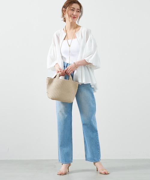 NAGHEDI（ナゲディ）の「【NAGHEDI】スモールトートバッグ-St Barths Small Tote（トートバッグ・レディース・ピンク/アイボリー/カーキ・S）」の22枚目の写真