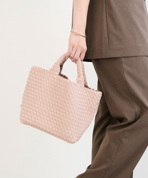 NAGHEDI（ナゲディ）の「【NAGHEDI】スモールトートバッグ-St Barths Small Tote（トートバッグ・レディース・ピンク/アイボリー/カーキ・S）」の12枚目の写真