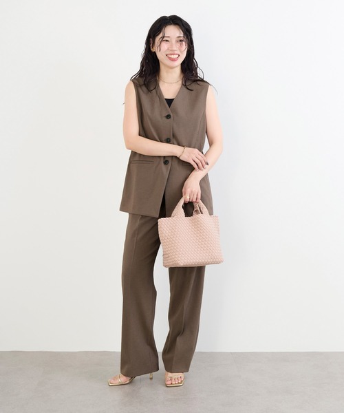 NAGHEDI（ナゲディ）の「【NAGHEDI】スモールトートバッグ-St Barths Small Tote（トートバッグ・レディース・ピンク/アイボリー/カーキ・S）」の18枚目の写真