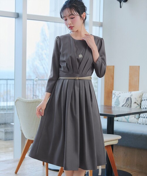 ラウンジドレスGALENA長袖シャツ ティアード パールボタンAライン LOUNGEDRESS(ラウンジドレス) ライフスタイルのトップスの商品一覧