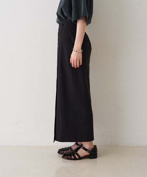 Rouge vif Anna（ルージュヴィフアンナ）の「【セットアップ対応】ラップタイトスカート（スカート・レディース・ブラック/モカ・36/38）」の9枚目の写真