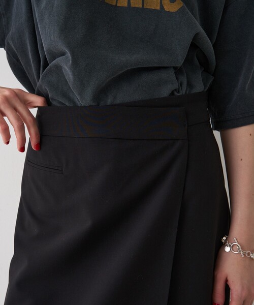 Rouge vif Anna（ルージュヴィフアンナ）の「【セットアップ対応】ラップタイトスカート（スカート・レディース・ブラック/モカ・36/38）」の7枚目の写真