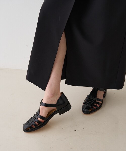 Rouge vif Anna（ルージュヴィフアンナ）の「【セットアップ対応】ラップタイトスカート（スカート・レディース・ブラック/モカ・36/38）」の6枚目の写真