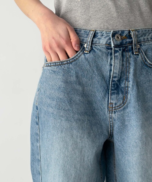 CANAL JEAN(キャナルジーン)の「El mar ローウエストワイドレッグデニムパンツ(デニムパンツ・レディース・ライトインディゴブルー・SMALL/MEDIUM)」の9枚目の写真