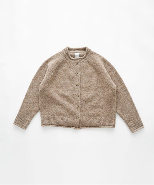 休日と詩(キュウジツトウタ)の「ウィークエンドカーディガン(ニット/セーター・レディース・ライトグリーン/ブラウン/ベージュ・FREE)」の12枚目の写真