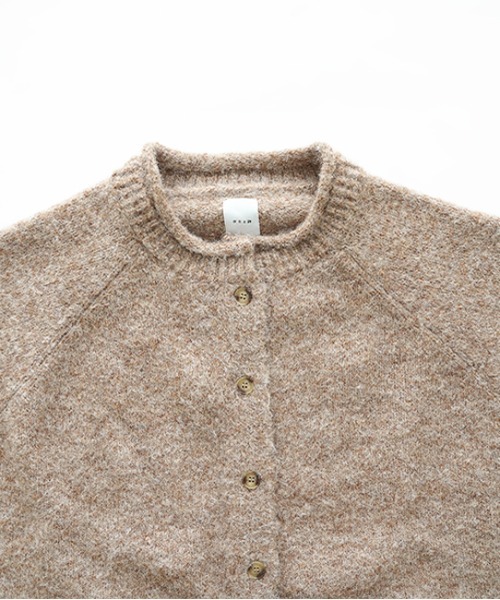 休日と詩(キュウジツトウタ)の「ウィークエンドカーディガン(ニット/セーター・レディース・ライトグリーン/ブラウン/ベージュ・FREE)」の14枚目の写真