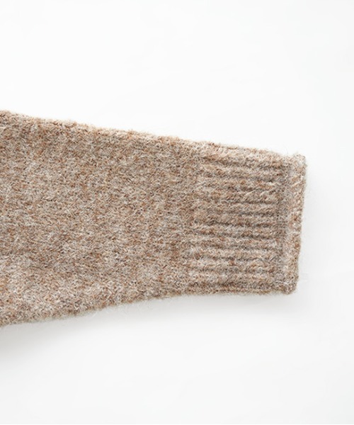 休日と詩(キュウジツトウタ)の「ウィークエンドカーディガン(ニット/セーター・レディース・ライトグリーン/ブラウン/ベージュ・FREE)」の17枚目の写真