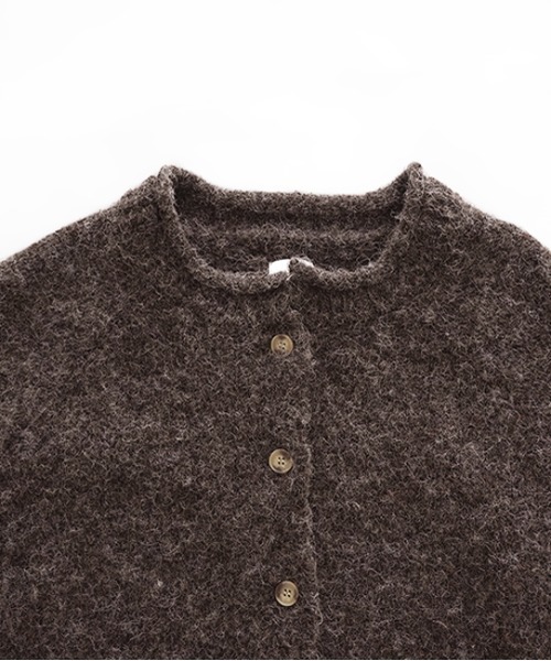 休日と詩(キュウジツトウタ)の「ウィークエンドカーディガン(ニット/セーター・レディース・ライトグリーン/ブラウン/ベージュ・FREE)」の21枚目の写真