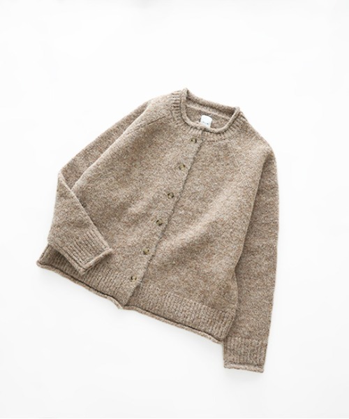 休日と詩(キュウジツトウタ)の「ウィークエンドカーディガン(ニット/セーター・レディース・ライトグリーン/ブラウン/ベージュ・FREE)」の11枚目の写真