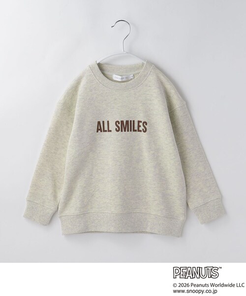 THE SHOP TK （ザ ショップ ティーケー ）の「【110－160】PEANUTS ／ ピーナッツ スヌーピーミニ裏毛スウェット（スウェット・キッズ・アイボリー/ベビーピンク・11/16/12/13/14/15 ）」の6枚目の写真