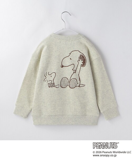 THE SHOP TK （ザ ショップ ティーケー ）の「【110－160】PEANUTS ／ ピーナッツ スヌーピーミニ裏毛スウェット（スウェット・キッズ・アイボリー/ベビーピンク・11/16/12/13/14/15 ）」の7枚目の写真