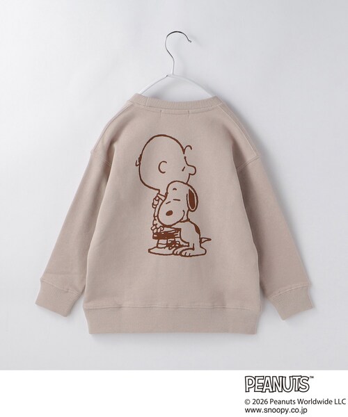THE SHOP TK （ザ ショップ ティーケー ）の「【110－160】PEANUTS ／ ピーナッツ スヌーピーミニ裏毛スウェット（スウェット・キッズ・アイボリー/ベビーピンク・11/16/12/13/14/15 ）」の9枚目の写真