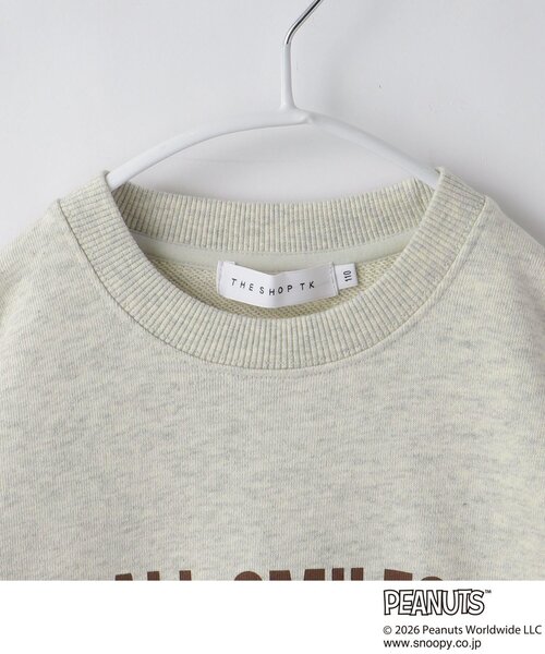 THE SHOP TK （ザ ショップ ティーケー ）の「【110－160】PEANUTS ／ ピーナッツ スヌーピーミニ裏毛スウェット（スウェット・キッズ・アイボリー/ベビーピンク・11/16/12/13/14/15 ）」の10枚目の写真