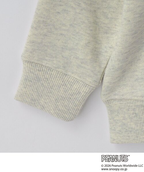 THE SHOP TK （ザ ショップ ティーケー ）の「【110－160】PEANUTS ／ ピーナッツ スヌーピーミニ裏毛スウェット（スウェット・キッズ・アイボリー/ベビーピンク・11/16/12/13/14/15 ）」の12枚目の写真
