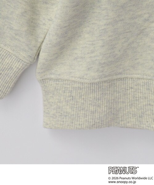 THE SHOP TK （ザ ショップ ティーケー ）の「【110－160】PEANUTS ／ ピーナッツ スヌーピーミニ裏毛スウェット（スウェット・キッズ・アイボリー/ベビーピンク・11/16/12/13/14/15 ）」の13枚目の写真