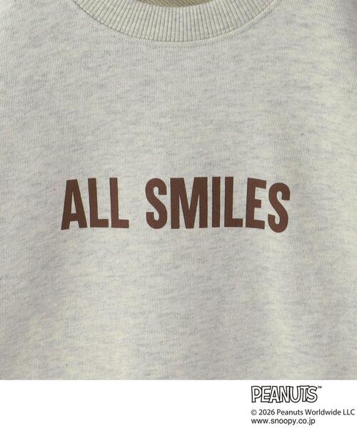 THE SHOP TK （ザ ショップ ティーケー ）の「【110－160】PEANUTS ／ ピーナッツ スヌーピーミニ裏毛スウェット（スウェット・キッズ・アイボリー/ベビーピンク・11/16/12/13/14/15 ）」の14枚目の写真