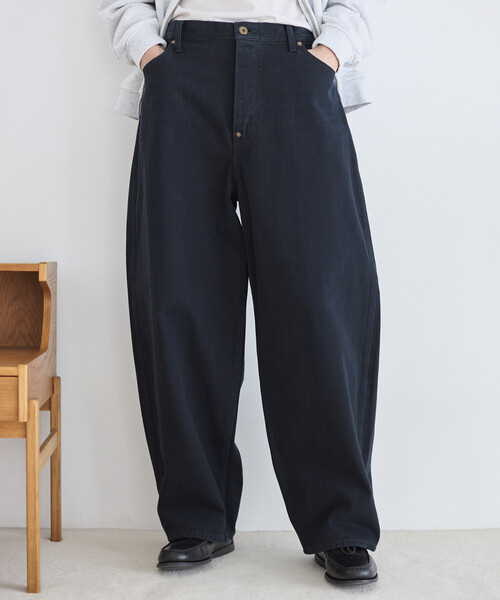 Lee(リー)の「Lee/リー ×Firsthand 別注 OVERDYE COWBOY PANTS /オーバーダイ カウボーイ デニムパンツ(デニムパンツ・メンズ・チャコールグレー・MEDIUM/X-SMALL/SMALL/LARGE)」の4枚目の写真