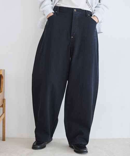 Lee(リー)の「Lee/リー ×Firsthand 別注 OVERDYE COWBOY PANTS /オーバーダイ カウボーイ デニムパンツ(デニムパンツ・メンズ・チャコールグレー・MEDIUM/X-SMALL/SMALL/LARGE)」の5枚目の写真