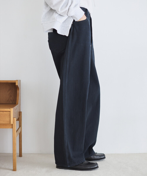 Lee(リー)の「Lee/リー ×Firsthand 別注 OVERDYE COWBOY PANTS /オーバーダイ カウボーイ デニムパンツ(デニムパンツ・メンズ・チャコールグレー・MEDIUM/X-SMALL/SMALL/LARGE)」の7枚目の写真