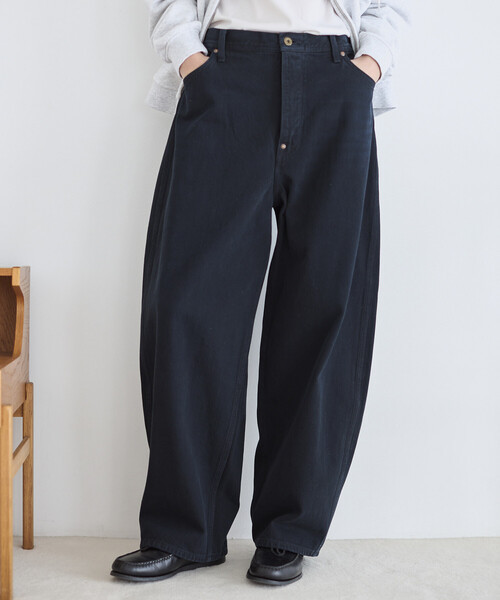 Lee(リー)の「Lee/リー ×Firsthand 別注 OVERDYE COWBOY PANTS /オーバーダイ カウボーイ デニムパンツ(デニムパンツ・メンズ・チャコールグレー・MEDIUM/X-SMALL/SMALL/LARGE)」の8枚目の写真