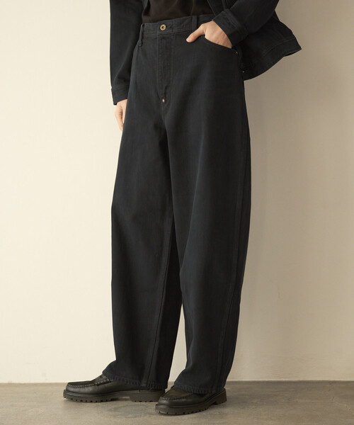 Lee(リー)の「Lee/リー ×Firsthand 別注 OVERDYE COWBOY PANTS /オーバーダイ カウボーイ デニムパンツ(デニムパンツ・メンズ・チャコールグレー・MEDIUM/X-SMALL/SMALL/LARGE)」の14枚目の写真