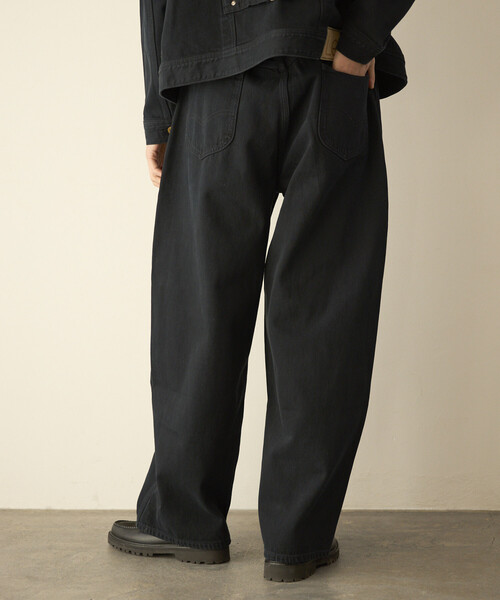 Lee(リー)の「Lee/リー ×Firsthand 別注 OVERDYE COWBOY PANTS /オーバーダイ カウボーイ デニムパンツ(デニムパンツ・メンズ・チャコールグレー・MEDIUM/X-SMALL/SMALL/LARGE)」の19枚目の写真