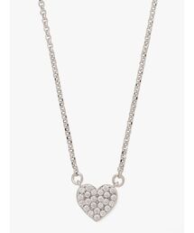 kate spade new york | ユアーズ トゥルーリー パヴェ ハート ミニ ペンダント(ネックレス)