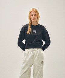 MARITHE + FRANCOIS GIRBAUD | W FLOWER CLASSIC LOGO CROP SWEATSHIRT(スウェット)
