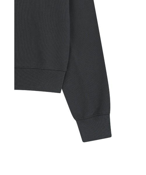 MARITHE + FRANCOIS GIRBAUD（マリテフランソワジルボー）の「W FLOWER CLASSIC LOGO CROP SWEATSHIRT（スウェット・レディース・チャコール/オートミール/スカイブルー・MEDIUM/SMALL）」の12枚目の写真