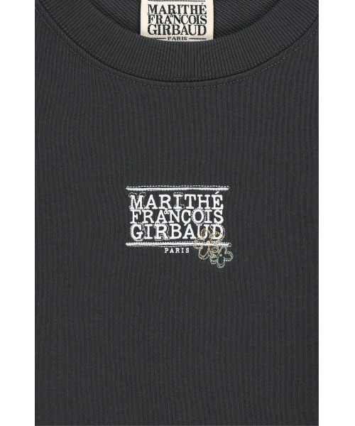 MARITHE + FRANCOIS GIRBAUD（マリテフランソワジルボー）の「W FLOWER CLASSIC LOGO CROP SWEATSHIRT（スウェット・レディース・チャコール/オートミール/スカイブルー・MEDIUM/SMALL）」の13枚目の写真