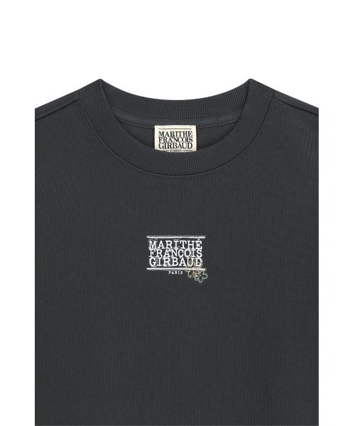 MARITHE + FRANCOIS GIRBAUD（マリテフランソワジルボー）の「W FLOWER CLASSIC LOGO CROP SWEATSHIRT（スウェット・レディース・チャコール/オートミール/スカイブルー・MEDIUM/SMALL）」の14枚目の写真