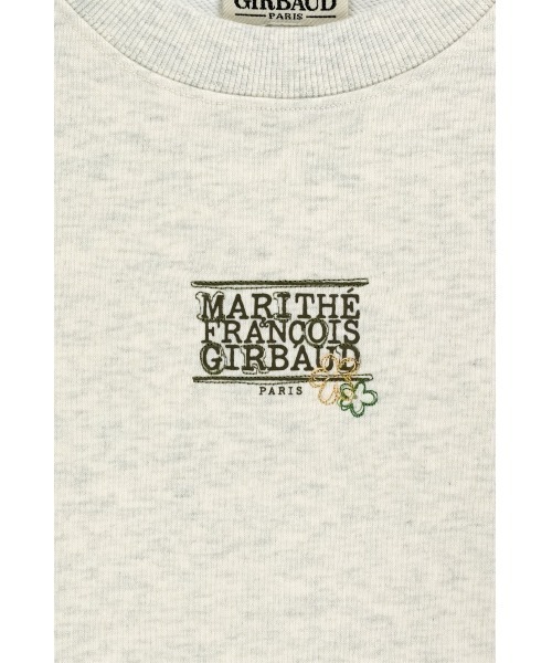 MARITHE + FRANCOIS GIRBAUD（マリテフランソワジルボー）の「W FLOWER CLASSIC LOGO CROP SWEATSHIRT（スウェット・レディース・チャコール/オートミール/スカイブルー・MEDIUM/SMALL）」の21枚目の写真