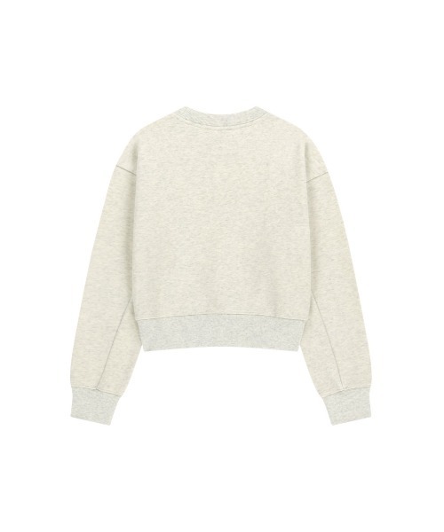 MARITHE + FRANCOIS GIRBAUD（マリテフランソワジルボー）の「W FLOWER CLASSIC LOGO CROP SWEATSHIRT（スウェット・レディース・チャコール/オートミール/スカイブルー・MEDIUM/SMALL）」の22枚目の写真