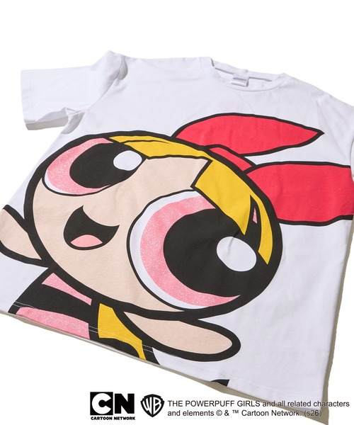 ADPOSION(アドポーション)の「【The Powerpuff Girls / パワーパフガールズ】スーパービッグプリントTシャツ(Tシャツ/カットソー・レディース・グリーン/レッド/ブルー・FREE)」の11枚目の写真