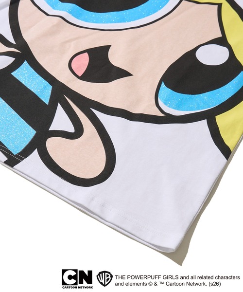 ADPOSION(アドポーション)の「【The Powerpuff Girls / パワーパフガールズ】スーパービッグプリントTシャツ(Tシャツ/カットソー・レディース・グリーン/レッド/ブルー・FREE)」の16枚目の写真