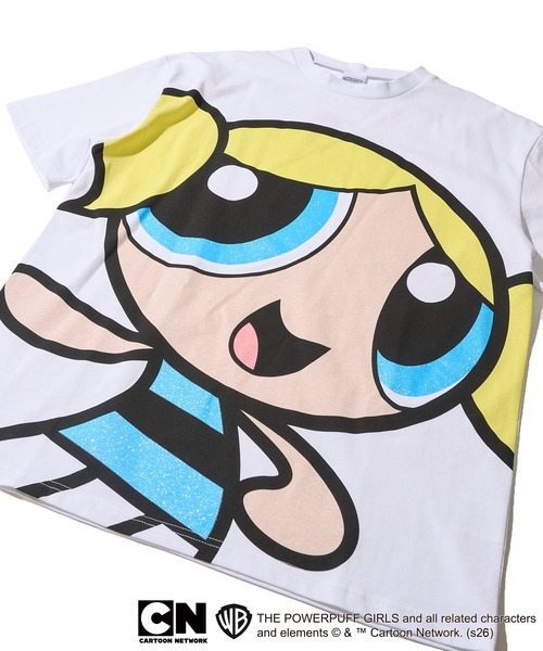 ADPOSION(アドポーション)の「【The Powerpuff Girls / パワーパフガールズ】スーパービッグプリントTシャツ(Tシャツ/カットソー・レディース・グリーン/レッド/ブルー・FREE)」の9枚目の写真