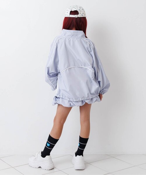 algy（アルジー）の「【セットアップ対応】シャカブルゾン（ブルゾン・キッズ・アイボリー/サックスブルー・160/150/140/130）」の11枚目の写真