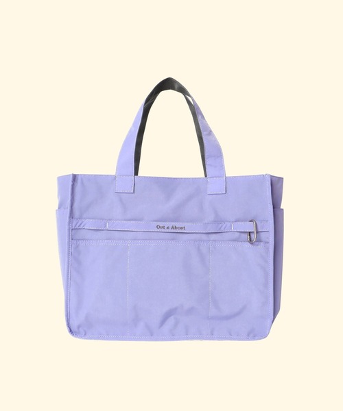 Out n About(アウトナバウト)の「キャリーオントートバッグ【Tough/タフ】L(トートバッグ・レディース・カーキ系1/ライトパープル/ブラック/ピンク/ライトカーキ・FREE)」の4枚目の写真